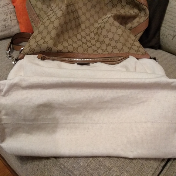 GUCCI MS GG Hobo Canvas Signature Bag and extra st - Picture 3 of 16